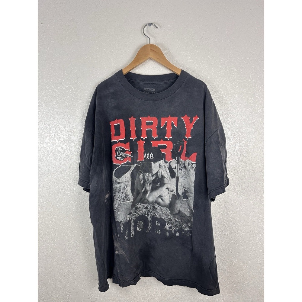 Vintage Style Mob Inc Dirty Girl Graphic Tee Shirt Men's Size XXL
